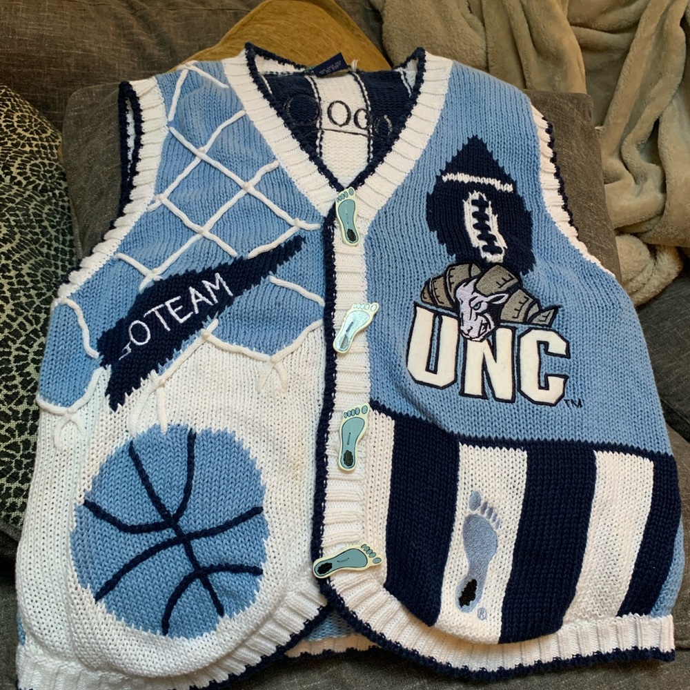UNC North Carolina tarheel Chapel Hill vest